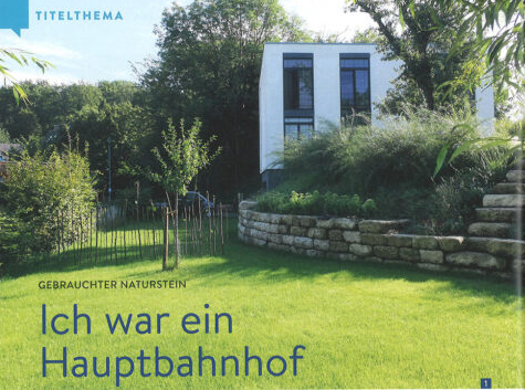 Gebrauchte Naturstein im Garten – DEGA GALABAU